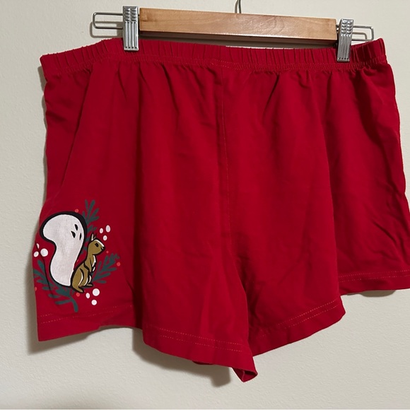 Disney Red Christmas Pajama Set Shirt - Picture 7 of 8